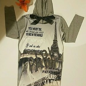 🌺Paris long sleeve tshirt dress🌺